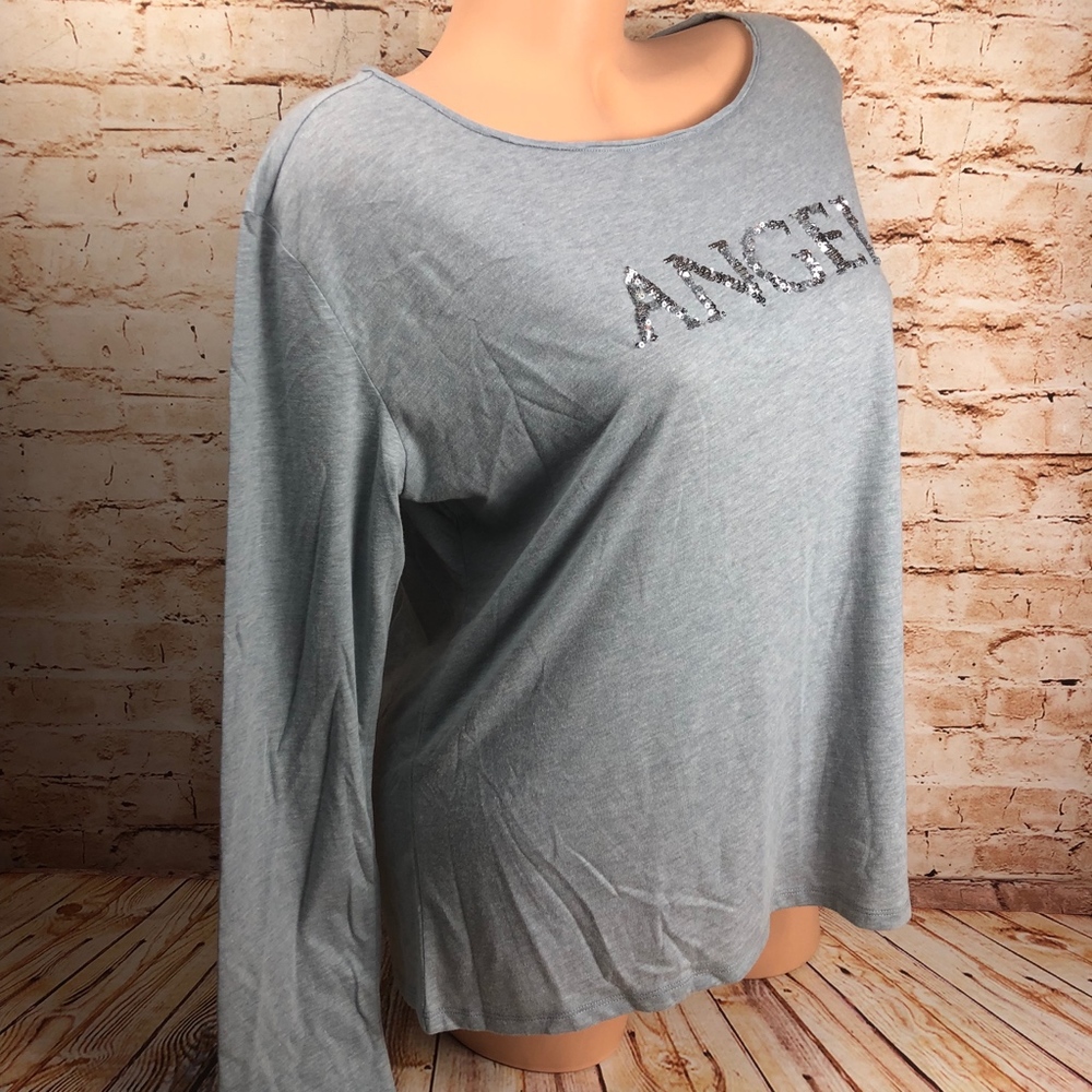 NEW Victoria's Secret Angel Sequins Sleep Top PJs - Picture 3 of 7